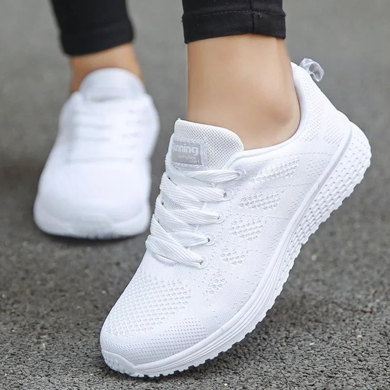 Storazone WhiteShoes / 35 Women's Sneakers Fashion Shoes Woman Platform Women's Vulcanized Shoes Sneakers Women Shoes Breathable Shoe For Women Zapato