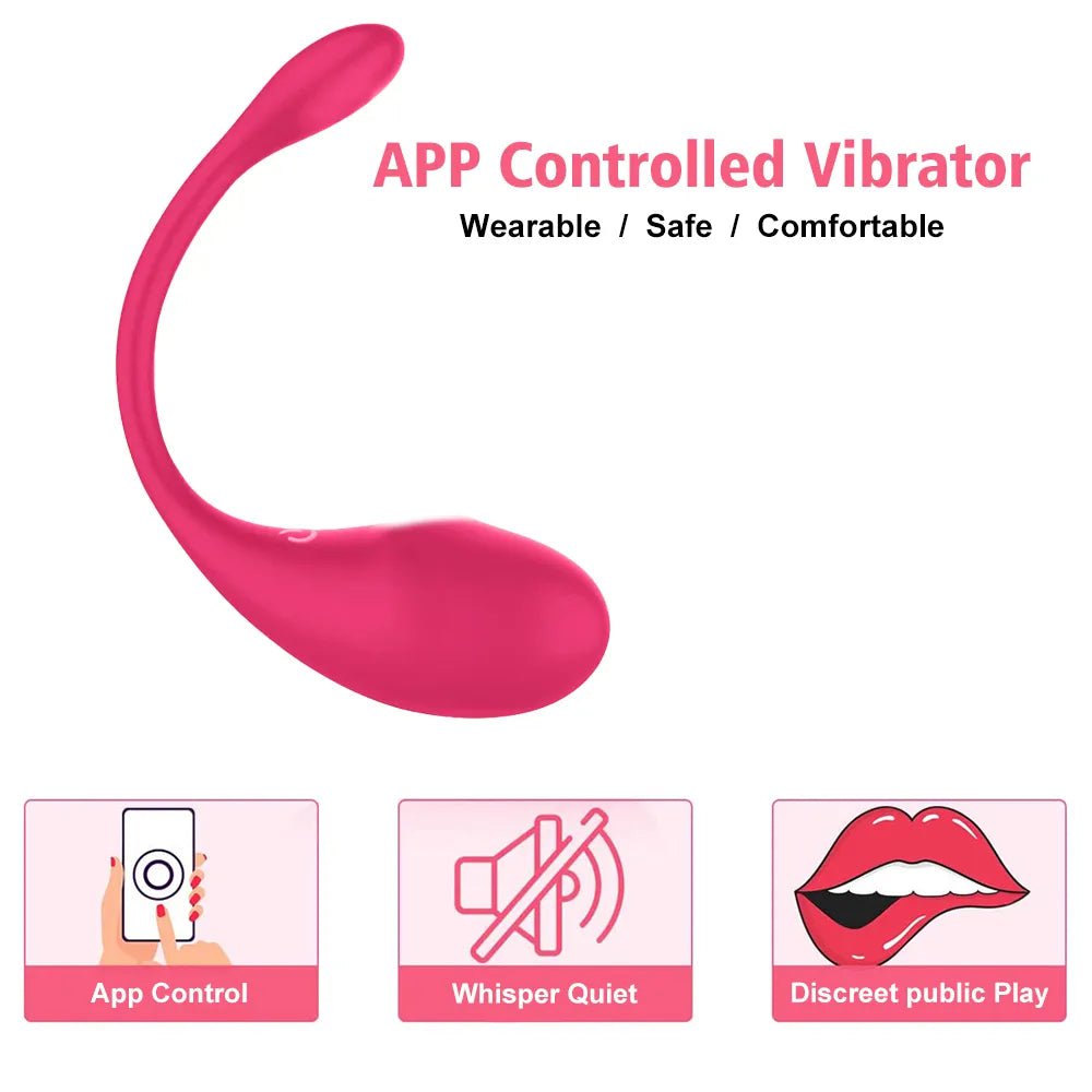 Storazone Wireless Bluetooth G Spot Vibrator for Women Dildo APP Remote Control Wear Vibrating Egg Clit Female Panties Sex Toys for Adults