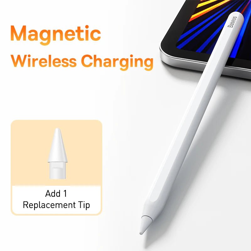 Storazone Wireless Charge Set1 / CHINA Baseus Stylus Pens for iPad Apple Pencil 2nd Gen with Bluetooth Magnetic Wireless Charging and Tilt Sensitive Palm Rejection