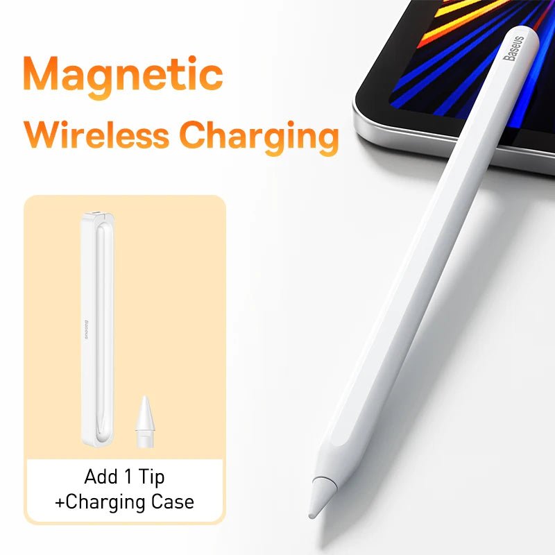 Storazone Wireless Charge Set3 / CHINA Baseus Stylus Pens for iPad Apple Pencil 2nd Gen with Bluetooth Magnetic Wireless Charging and Tilt Sensitive Palm Rejection