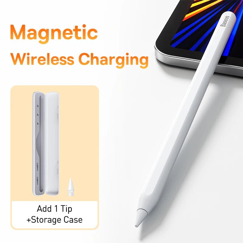 Storazone Wireless Charge Set4 / CHINA Baseus Stylus Pens for iPad Apple Pencil 2nd Gen with Bluetooth Magnetic Wireless Charging and Tilt Sensitive Palm Rejection