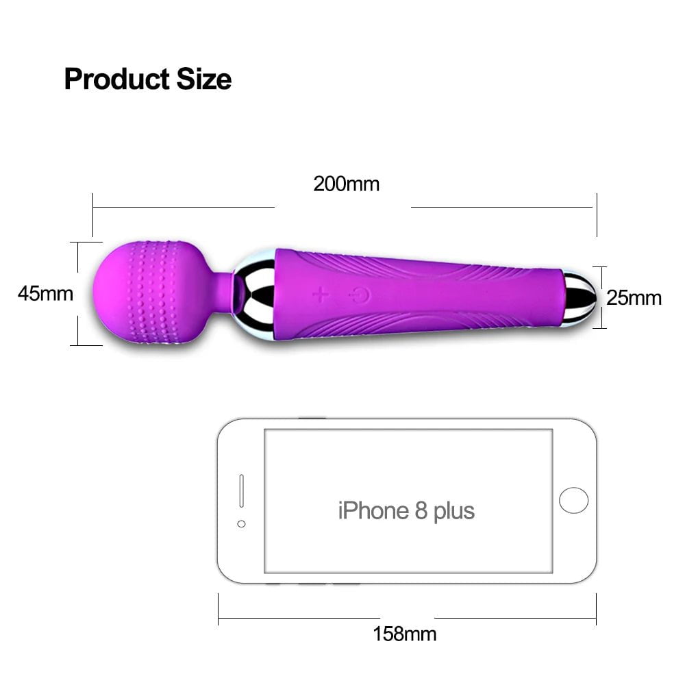 Storazone Wireless Dildos AV Vibrator Magic Wand for Women Clitoris Stimulator USB Rechargeable Massager Goods Sex Toys for Adults 18