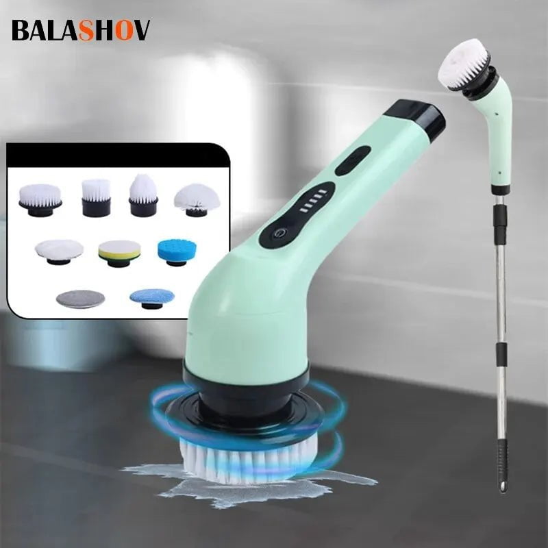 Storazone Wireless Electric Cleaning Brush Bathroom Window Kitchen Automotive Multifunctional Household Rotating Cleaning Machine