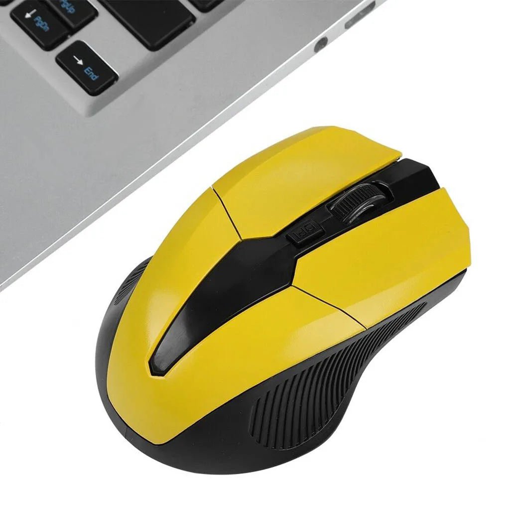 Storazone Wireless Gaming Mouse Adjustable DPI Switch 800-1200-1600DPI 2.4G 6 Buttons Optical Mouse for Laptop Notebook PC