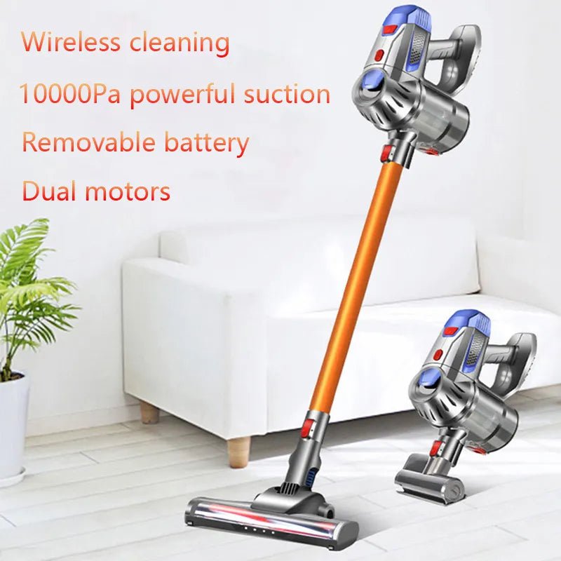 Storazone Wireless Handheld Vacuum Cleaner 12kPa Powerful Suction 150W Dual Motor LED Lighting Electric Sweeper Cordless Home Dust Cleaner