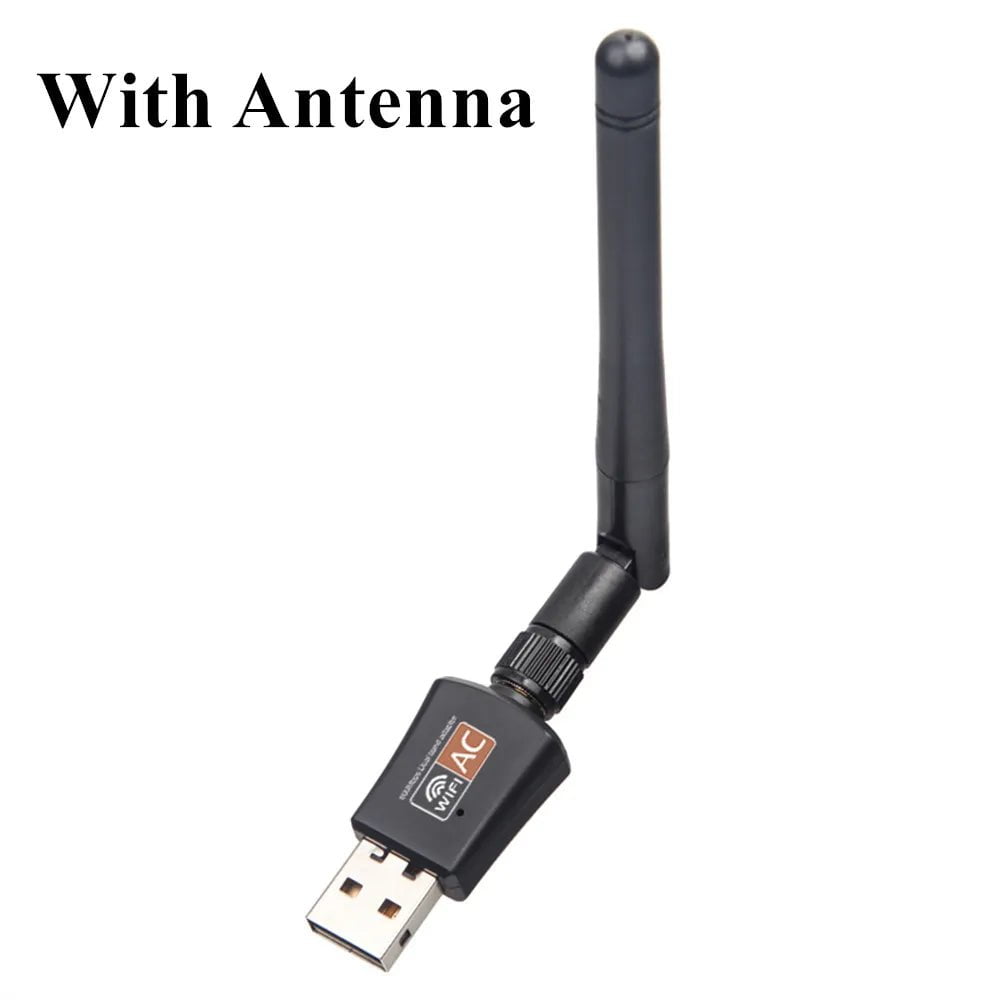 Storazone with antenna Dual Band 600Mbps USB wifi Adapter 2.4GHz 5GHz WiFi with Antenna PC Mini Computer Network Card Receiver