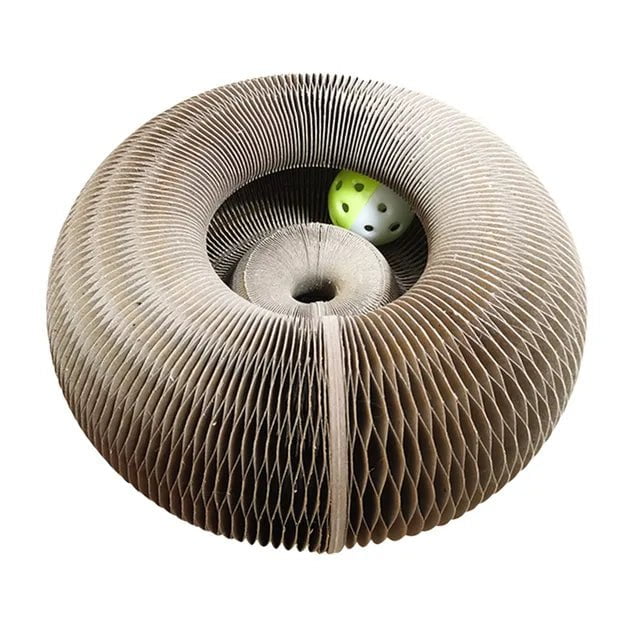 Storazone with ball / CHINA Magic Organ Cat Toy Cats Scratcher Scratch Board Round Corrugated Scratching Post Toys for Cats Grinding Claw Cat Accessories