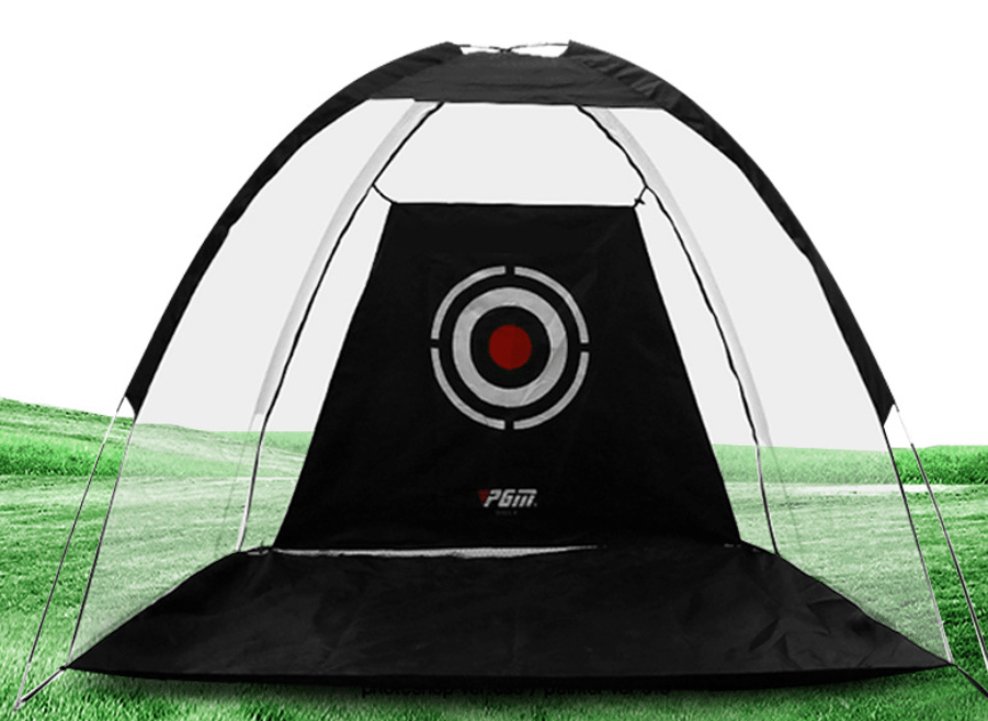 STORAZONE Woman fashion and Outdoor 1 meters black net Golf Practice Net Tent Golf Hitting Cage Garden Grassland Practice Tent Golf Training Equipment Mesh Outdoor