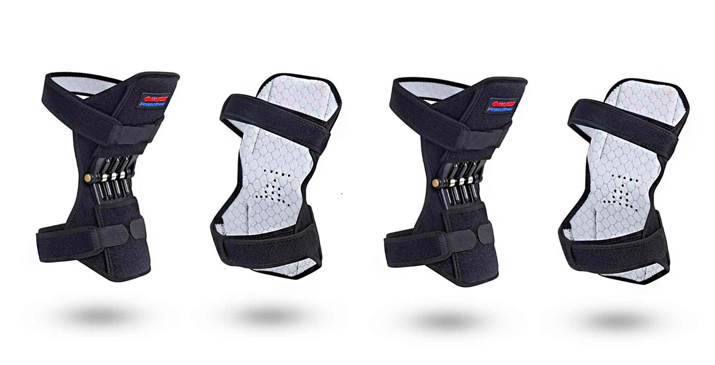 STORAZONE Woman fashion and Outdoor 2 pairs High Quality Knee Brace Patella Booster Spring Knee Brace Support For Mountaineering Squat Sports Knee Booster