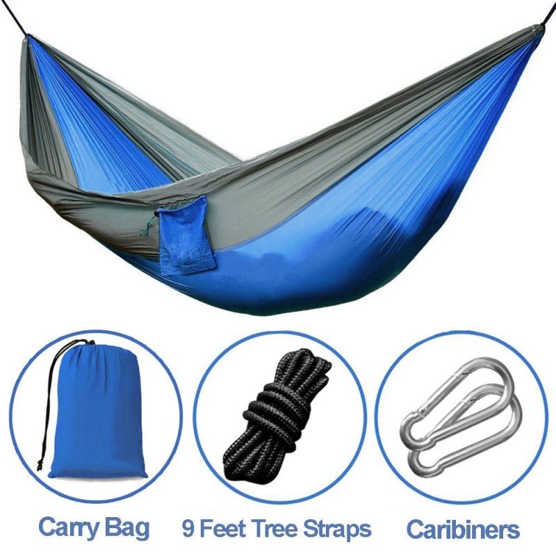 STORAZONE Woman fashion and Outdoor Backpacking Hammock - Portable Nylon Parachute Outdoor Double Hammock