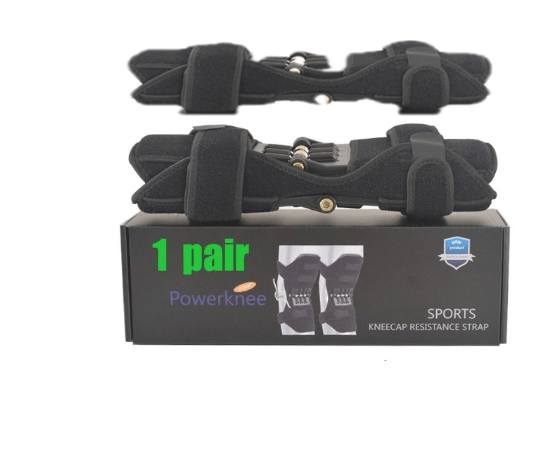 STORAZONE Woman fashion and Outdoor Black box High Quality Knee Brace Patella Booster Spring Knee Brace Support For Mountaineering Squat Sports Knee Booster