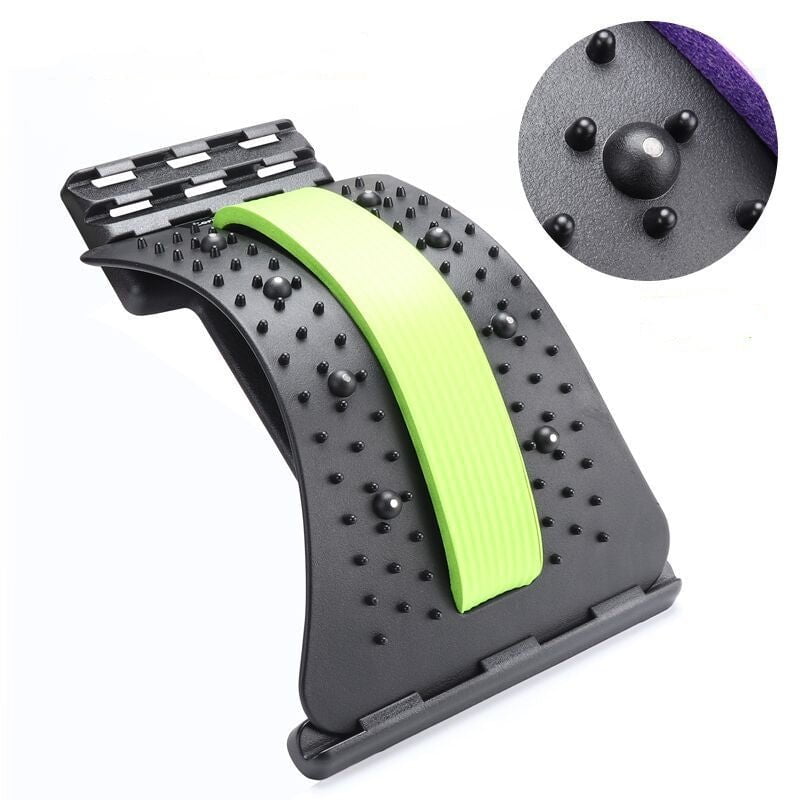 STORAZONE Woman fashion and Outdoor Black green Magnet / One Lumbar Tractor Waist Traction Therapy Lumbar Orthosis Lumbar Intervertebral Disc Waist Prominent Back Pain Relief