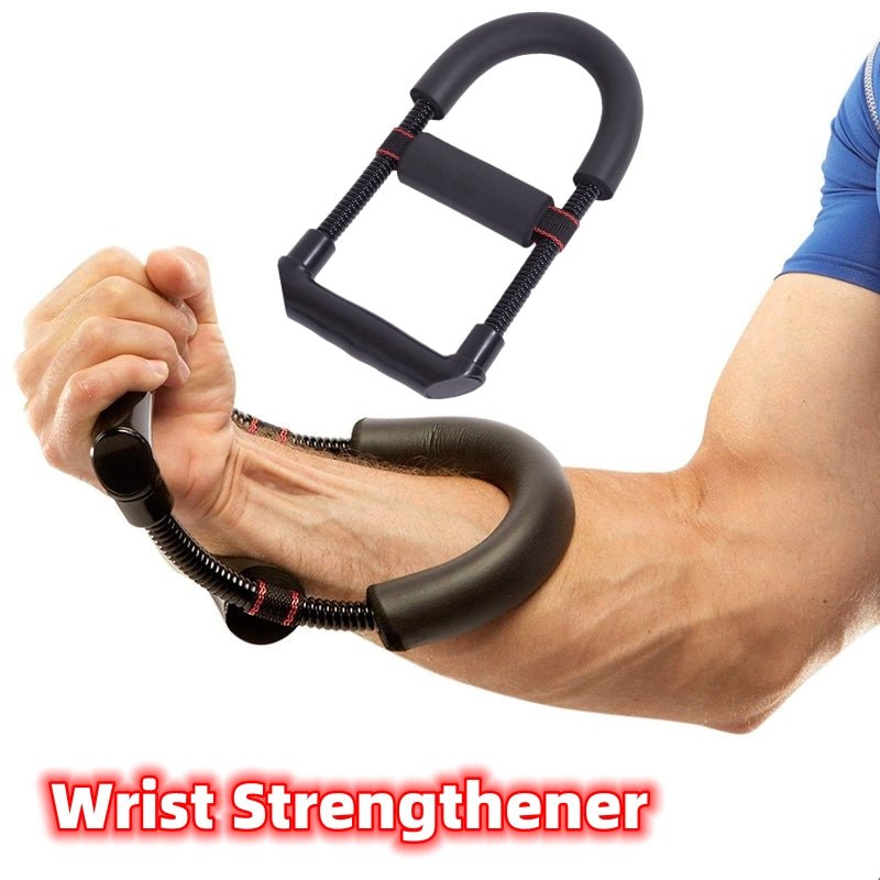 STORAZONE Woman fashion and Outdoor Black Grip Power Wrist Forearm Hand Grip Arm Trainer Adjustable Forearm Hand Wrist Exercises Force Trainer Power Strengthener Grip Fitness