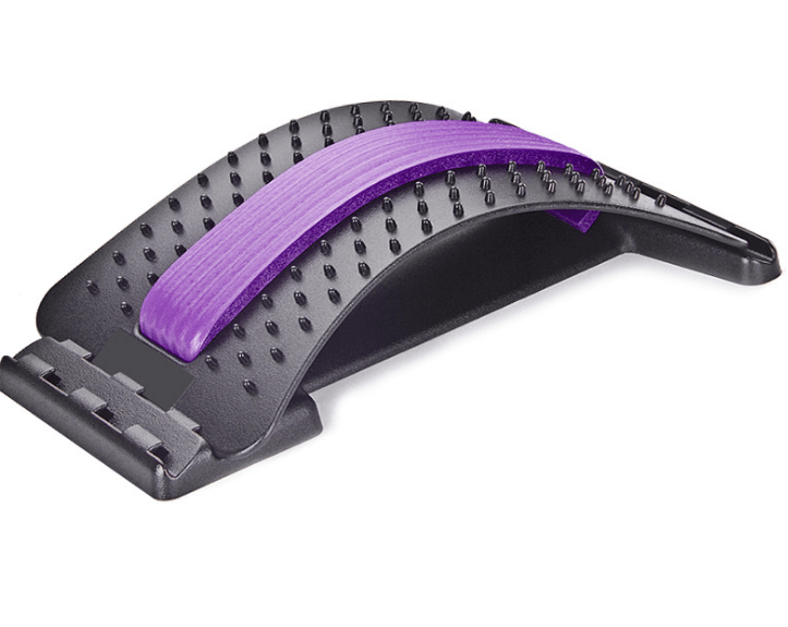 STORAZONE Woman fashion and Outdoor Black purple / English pack Lumbar Tractor Waist Traction Therapy Lumbar Orthosis Lumbar Intervertebral Disc Waist Prominent Back Pain Relief