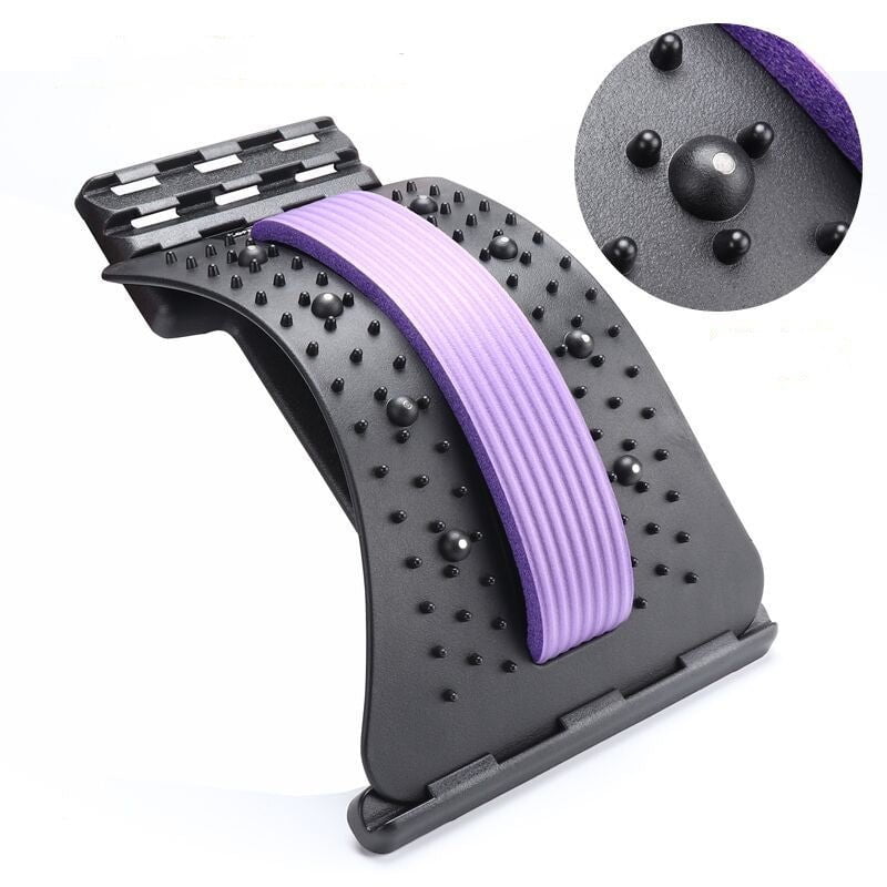 STORAZONE Woman fashion and Outdoor Black purple Magnet / One Lumbar Tractor Waist Traction Therapy Lumbar Orthosis Lumbar Intervertebral Disc Waist Prominent Back Pain Relief