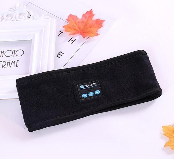 STORAZONE Woman fashion and Outdoor Black Wireless Bluetooth Headband Outdoor Fitness Yoga Headband