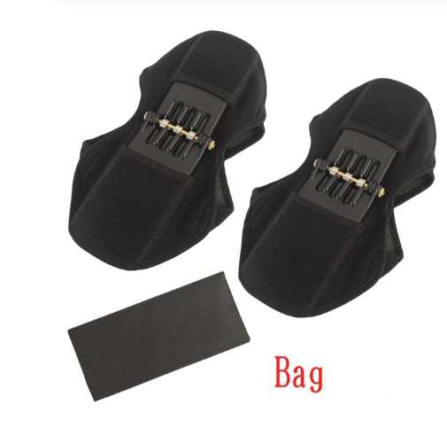 STORAZONE Woman fashion and Outdoor Black1 pairs High Quality Knee Brace Patella Booster Spring Knee Brace Support For Mountaineering Squat Sports Knee Booster