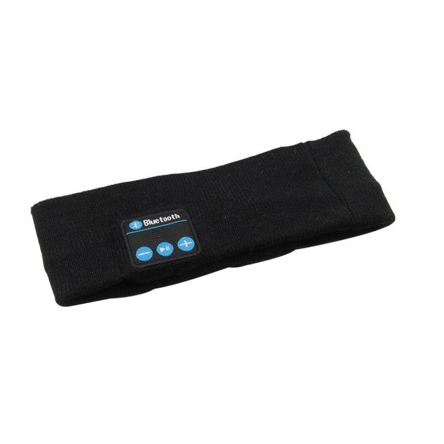 STORAZONE Woman fashion and Outdoor Black1 Wireless Bluetooth Headband Outdoor Fitness Yoga Headband