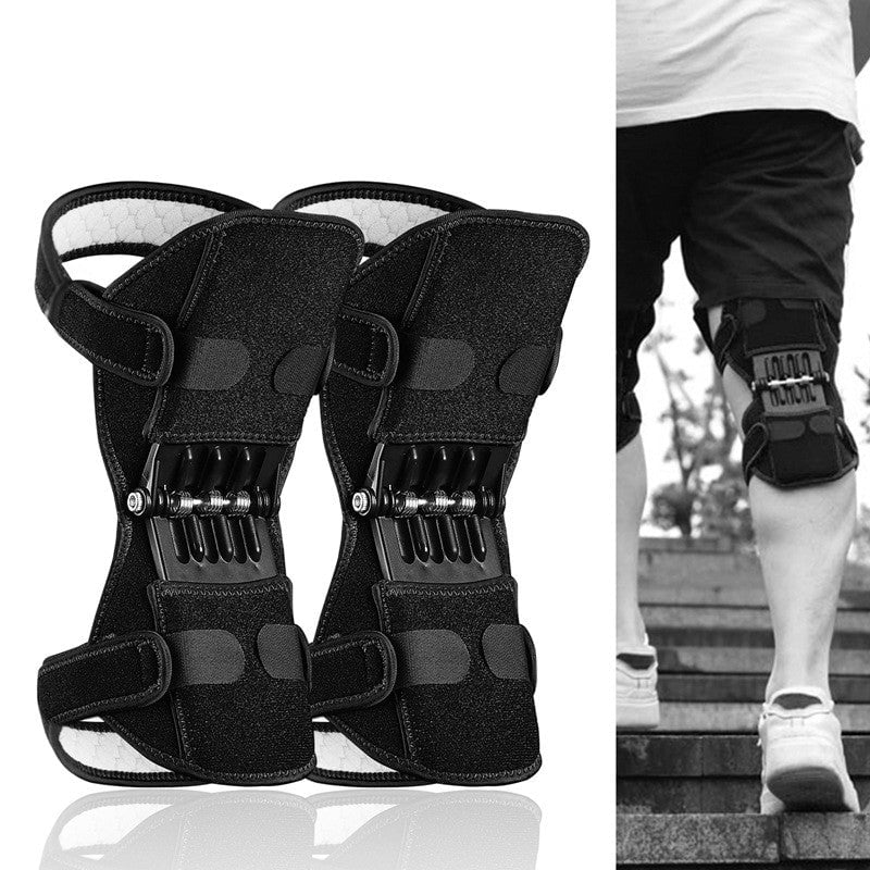 STORAZONE Woman fashion and Outdoor Black2 High Quality Knee Brace Patella Booster Spring Knee Brace Support For Mountaineering Squat Sports Knee Booster