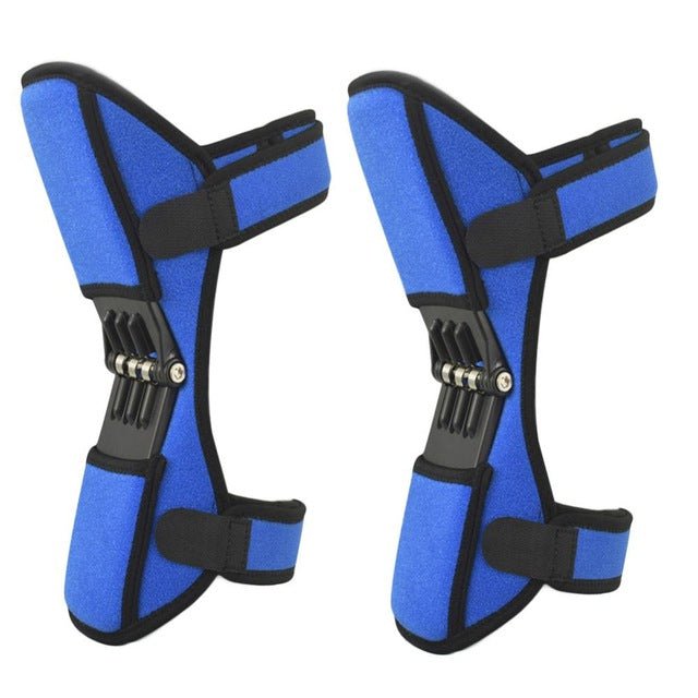 STORAZONE Woman fashion and Outdoor Blue 2pc High Quality Knee Brace Patella Booster Spring Knee Brace Support For Mountaineering Squat Sports Knee Booster