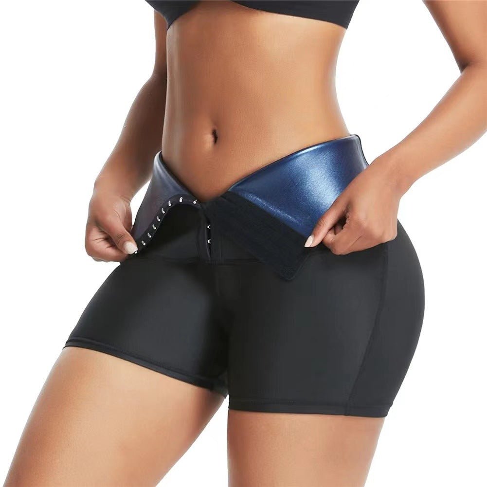 STORAZONE Woman fashion and Outdoor Blue / 3XL Slimming Pants Waist Trainer Shapewear Tummy Hot Thermo Sweat Leggings Fitness Workout Sweat Sauna Pants Body Shaper