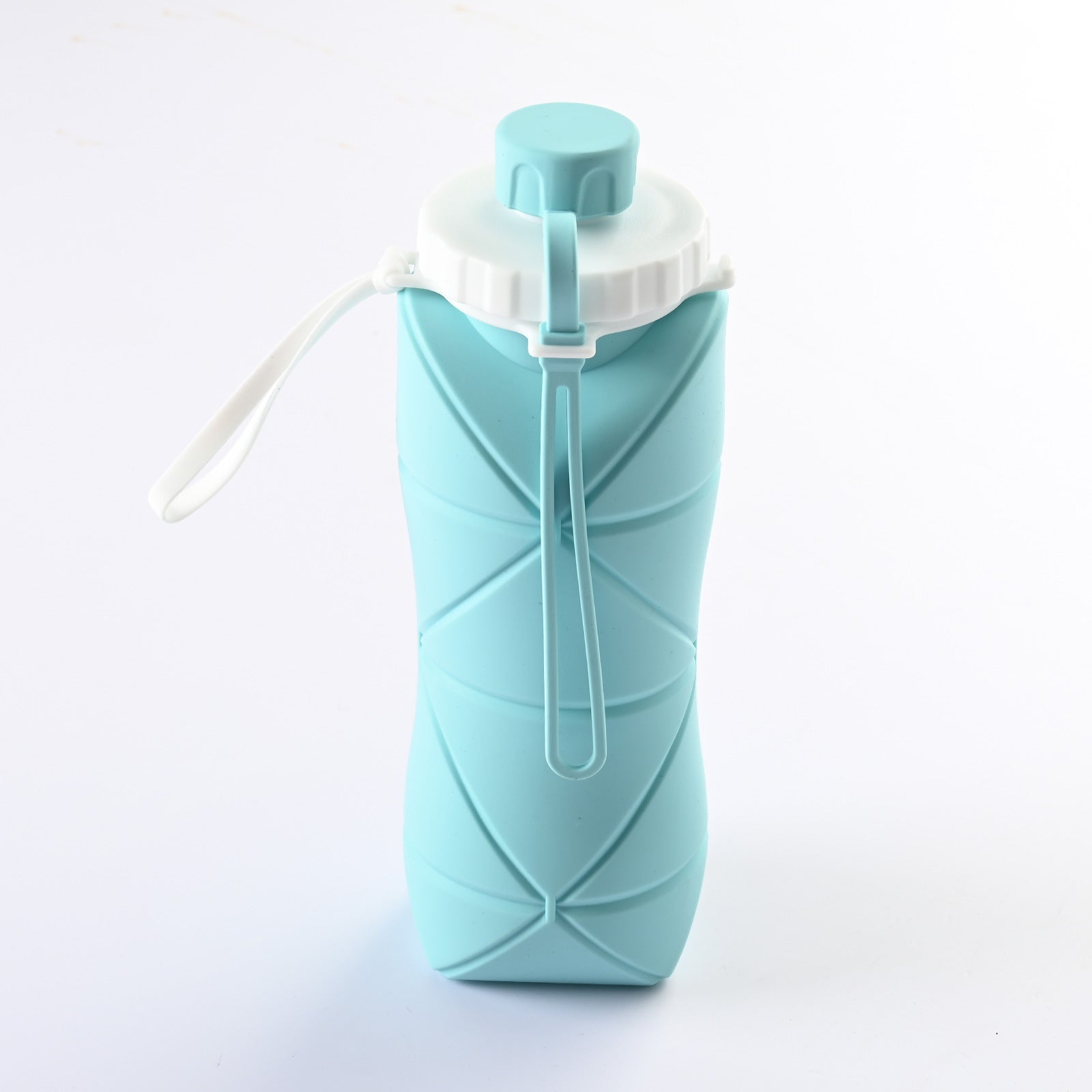 STORAZONE Woman fashion and Outdoor Blue / 600ml 600ml Folding Silicone Water Bottle Sports Water Bottle Outdoor Travel Portable Water Cup Running Riding Camping Hiking Kettle