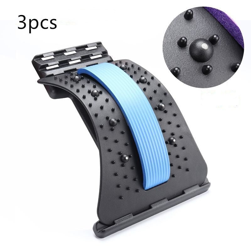 STORAZONE Woman fashion and Outdoor Blue with magnet / 3pcs Lumbar Tractor Waist Traction Therapy Lumbar Orthosis Lumbar Intervertebral Disc Waist Prominent Back Pain Relief