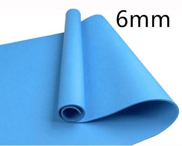 STORAZONE Woman fashion and Outdoor Blue6mm Super Soft  EVA Fitness Composite Mat Yoga Mat 4mm 6mm