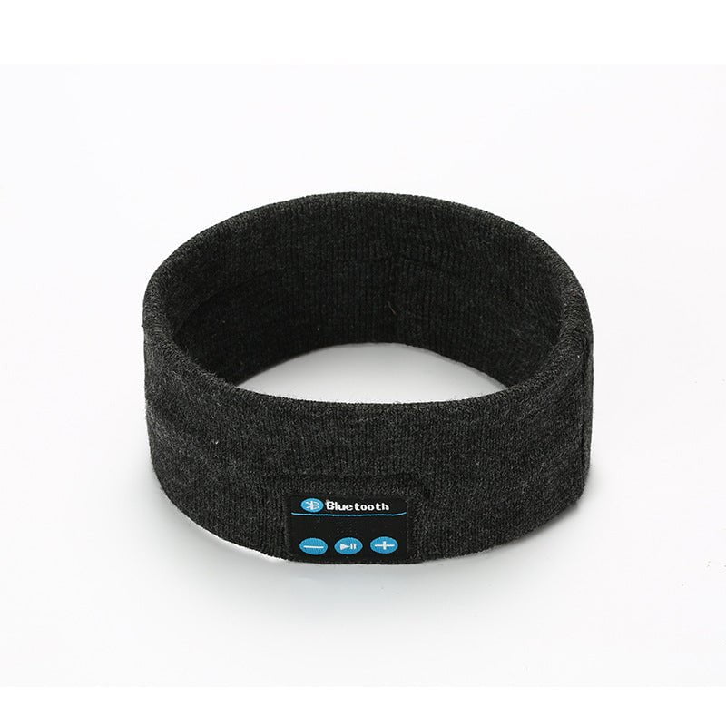STORAZONE Woman fashion and Outdoor Dark Grey1 Wireless Bluetooth Headband Outdoor Fitness Yoga Headband