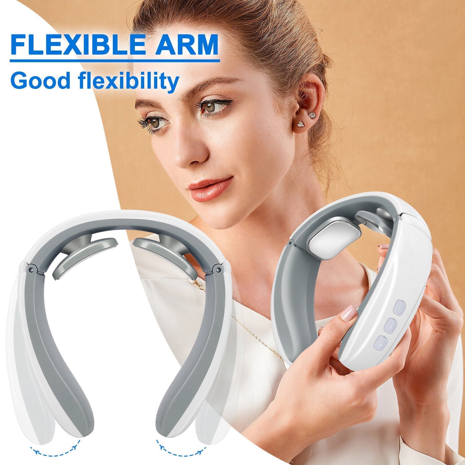 STORAZONE Woman fashion and Outdoor default Electric Cervical Neck Pulse Massager Body Shoulder Muscle Relax Relieve Pain