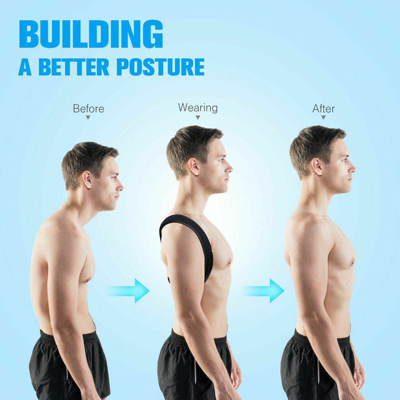 STORAZONE Woman fashion and Outdoor default Posture Corrector Men Women Upper Back Pain Brace Clavicle Support Straightener