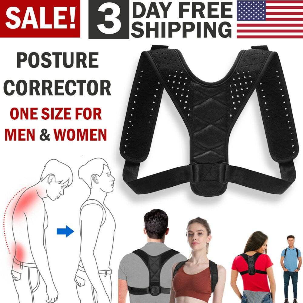 STORAZONE Woman fashion and Outdoor default Posture Corrector Men Women Upper Back Pain Brace Clavicle Support Straightener