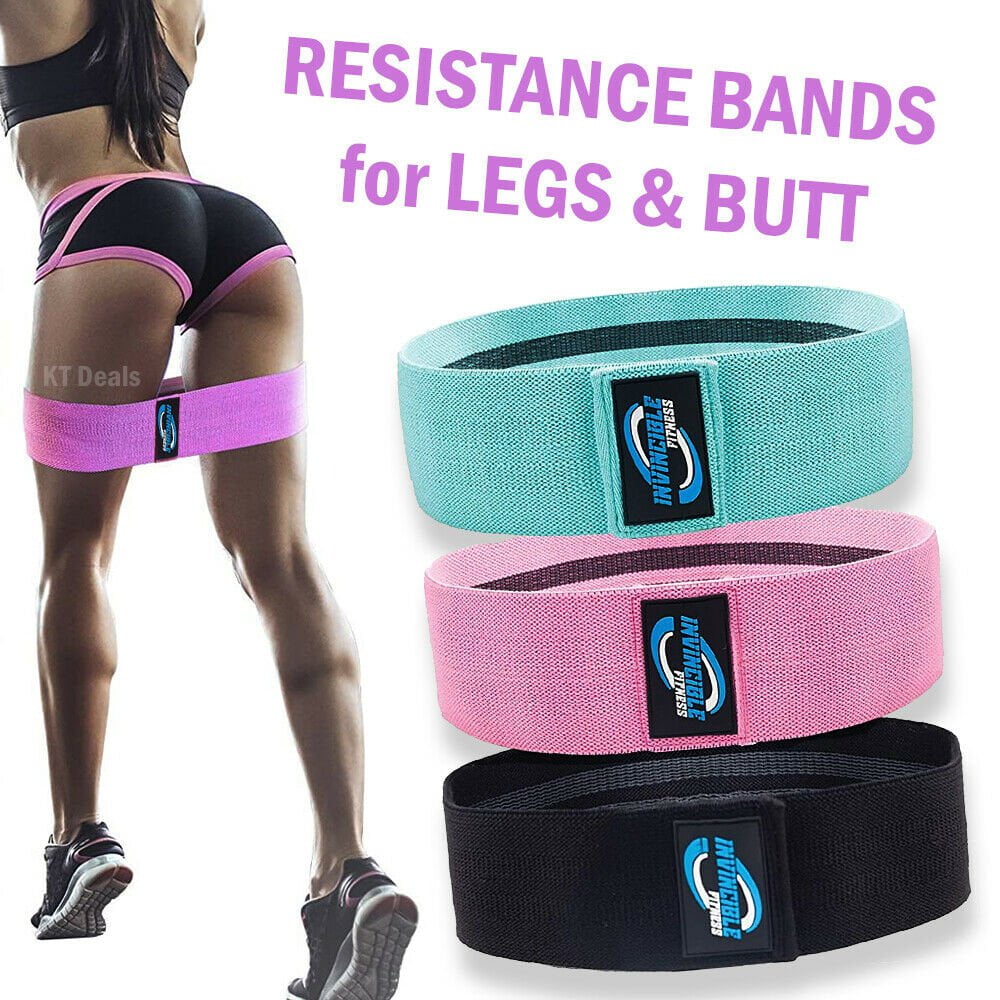 STORAZONE Woman fashion and Outdoor default Workout Resistance Bands Loop Set Fitness Yoga Legs & Butt Workout Exercise Band