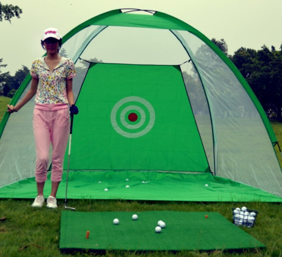 STORAZONE Woman fashion and Outdoor Golf Practice Net Tent Golf Hitting Cage Garden Grassland Practice Tent Golf Training Equipment Mesh Outdoor