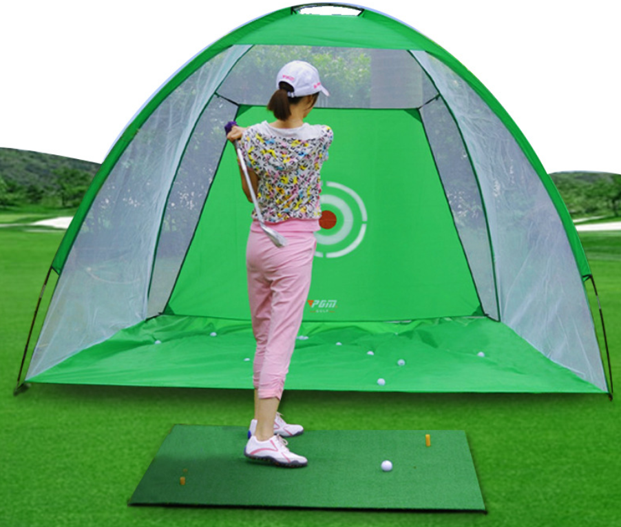 STORAZONE Woman fashion and Outdoor Golf Practice Net Tent Golf Hitting Cage Garden Grassland Practice Tent Golf Training Equipment Mesh Outdoor