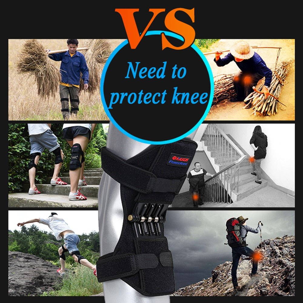 STORAZONE Woman fashion and Outdoor High Quality Knee Brace Patella Booster Spring Knee Brace Support For Mountaineering Squat Sports Knee Booster