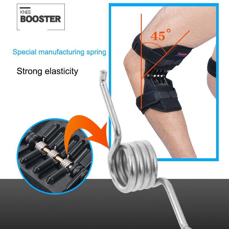 STORAZONE Woman fashion and Outdoor High Quality Knee Brace Patella Booster Spring Knee Brace Support For Mountaineering Squat Sports Knee Booster