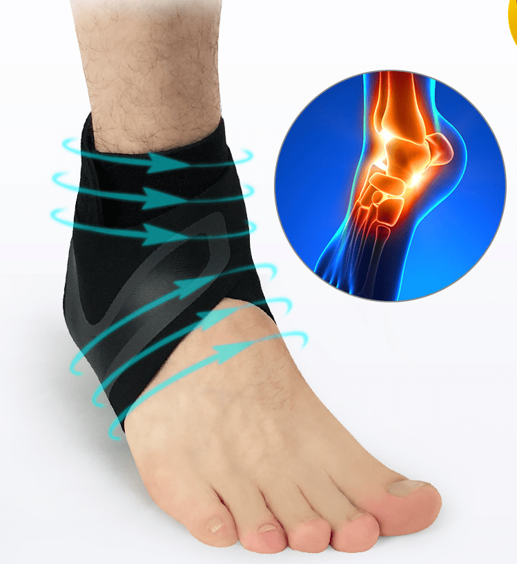 STORAZONE Woman fashion and Outdoor L / 1pc / Left Ankle Support Brace Safety Running Basketball Sports Ankle Sleeves