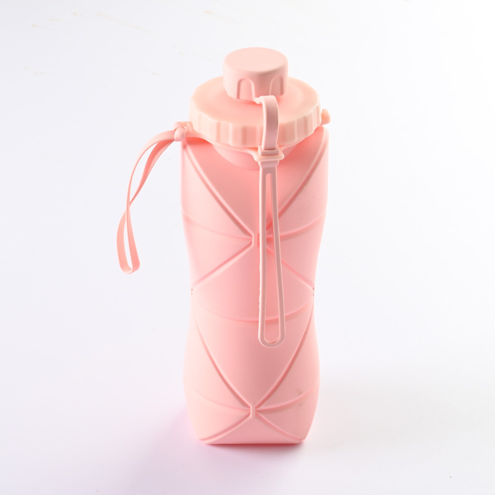 STORAZONE Woman fashion and Outdoor Pink / 600ml 600ml Folding Silicone Water Bottle Sports Water Bottle Outdoor Travel Portable Water Cup Running Riding Camping Hiking Kettle