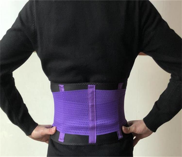 STORAZONE Woman fashion and Outdoor Purple / L Waist Trimmer Belt Body Shaper Abdominal Trainer Weight Loss Fat Burning Straps