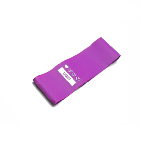 STORAZONE Woman fashion and Outdoor Purple Resistance Bands Sealing Elastic Booty Sport Bodybuilding Rubber Band For Fitness Gym Leagues Equipment Sports Mini Yoga