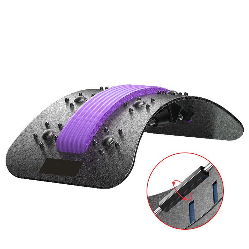 STORAZONE Woman fashion and Outdoor Purple / Rota regulation Lumbar Tractor Waist Traction Therapy Lumbar Orthosis Lumbar Intervertebral Disc Waist Prominent Back Pain Relief