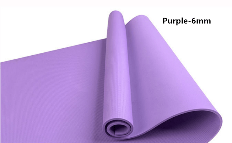 STORAZONE Woman fashion and Outdoor Purple6mm Super Soft  EVA Fitness Composite Mat Yoga Mat 4mm 6mm