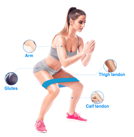 STORAZONE Woman fashion and Outdoor Resistance Bands Sealing Elastic Booty Sport Bodybuilding Rubber Band For Fitness Gym Leagues Equipment Sports Mini Yoga