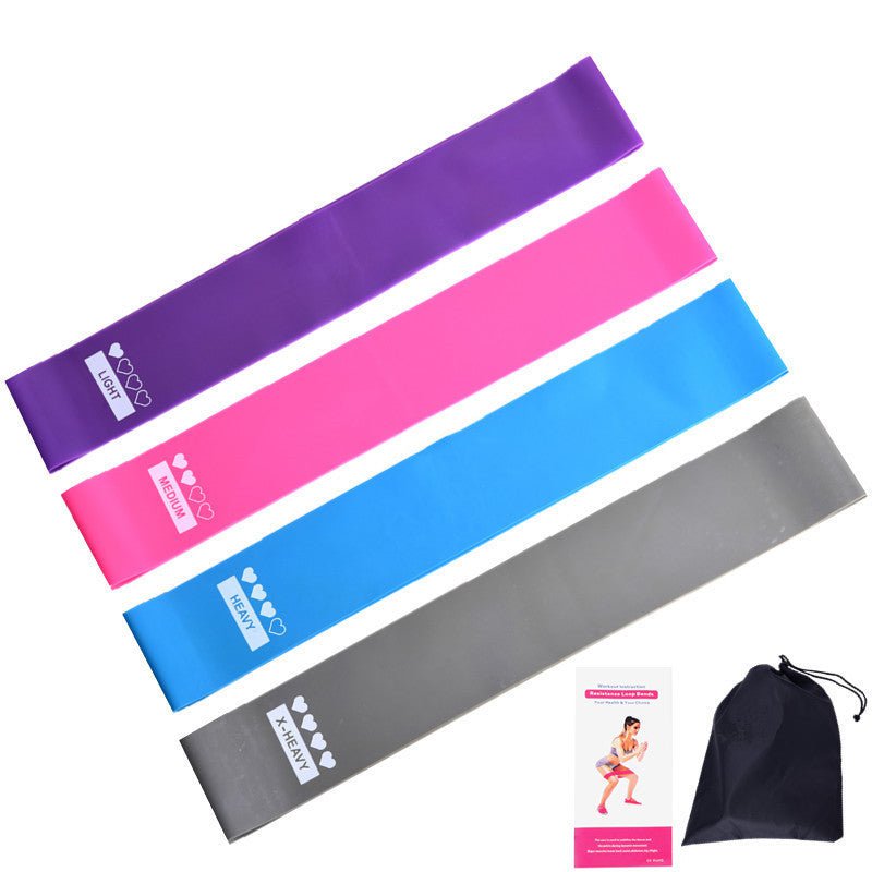 STORAZONE Woman fashion and Outdoor Set Resistance Bands Sealing Elastic Booty Sport Bodybuilding Rubber Band For Fitness Gym Leagues Equipment Sports Mini Yoga
