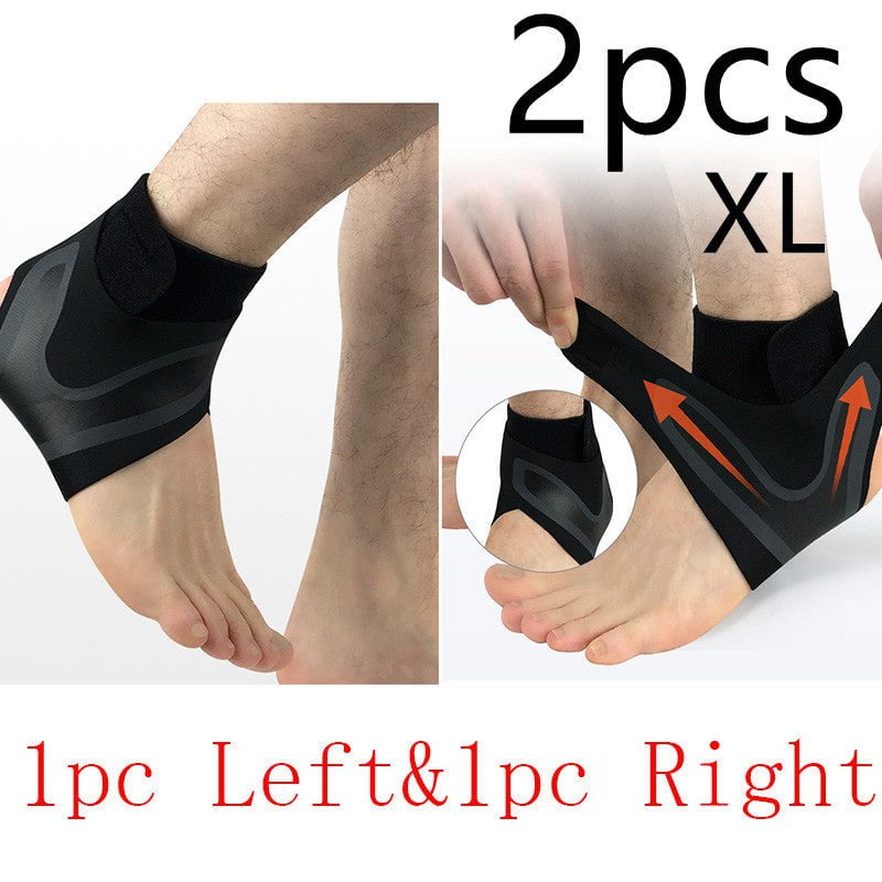 STORAZONE Woman fashion and Outdoor SET XL / 2pcs / Suit Ankle Support Brace Safety Running Basketball Sports Ankle Sleeves