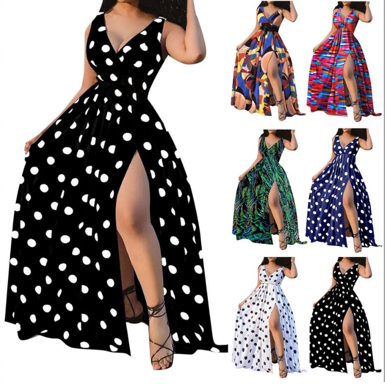 STORAZONE Woman fashion and Outdoor Sexy Dresses Women Party Ladies Belt Plus Size Forked Club Dresses