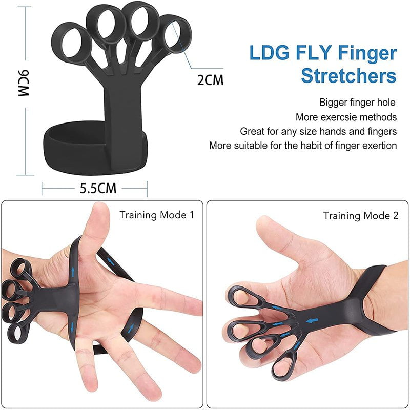 STORAZONE Woman fashion and Outdoor Silicone Grip Device Finger Exercise Stretcher Arthritis Hand Grip Trainer Strengthen Rehabilitation Training To Relieve Pain