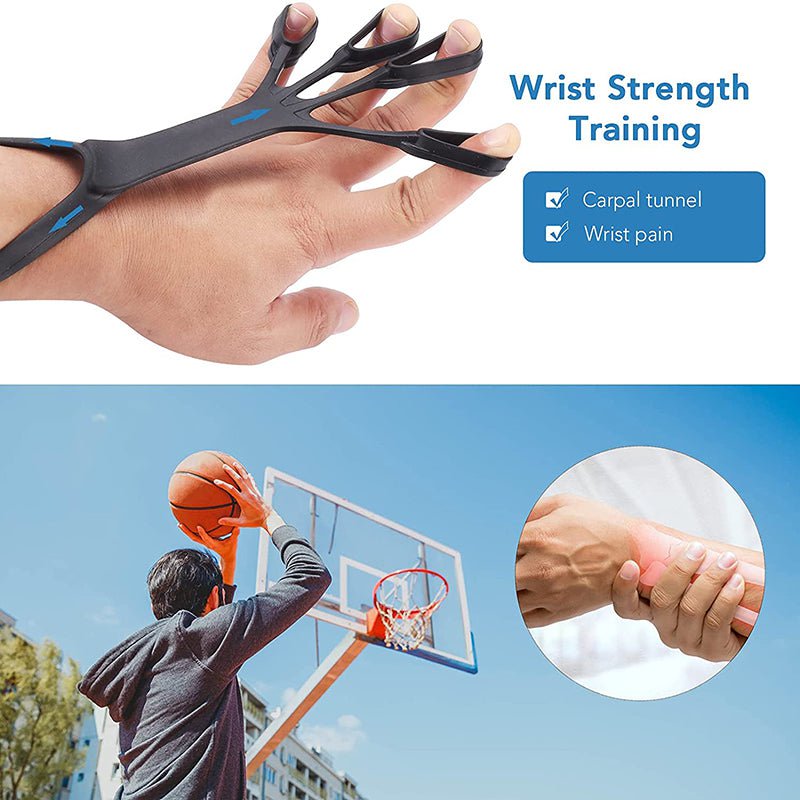 STORAZONE Woman fashion and Outdoor Silicone Grip Device Finger Exercise Stretcher Arthritis Hand Grip Trainer Strengthen Rehabilitation Training To Relieve Pain