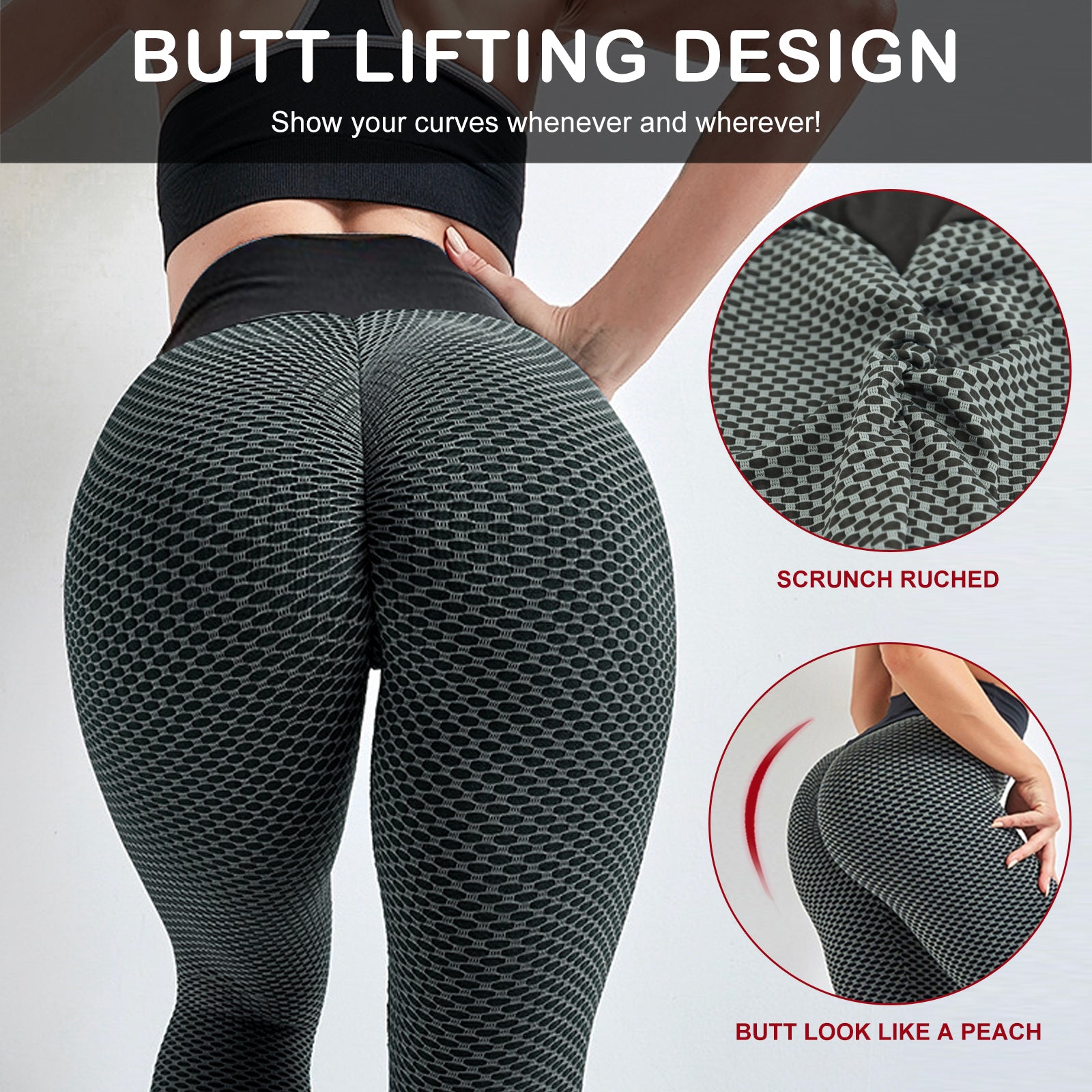 STORAZONE Woman fashion and Outdoor TIK Tok Leggings Women Butt Lifting Workout Tights Plus Size Sports High Waist Yoga Pants Small Amazon Banned